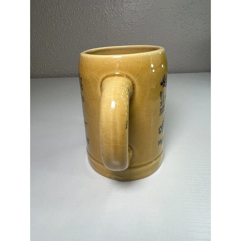 Vintage STAFFEL LIMBURG Echt Dom-Ceramic Beer Mug Cheers Prost Salud Salute